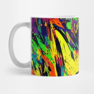 Abstract, Marble, Watercolor, Colorful, Vibrant Colors, Textured Painting, Texture, Gradient, Wave, Fume, Wall Art, Modern Art Mug